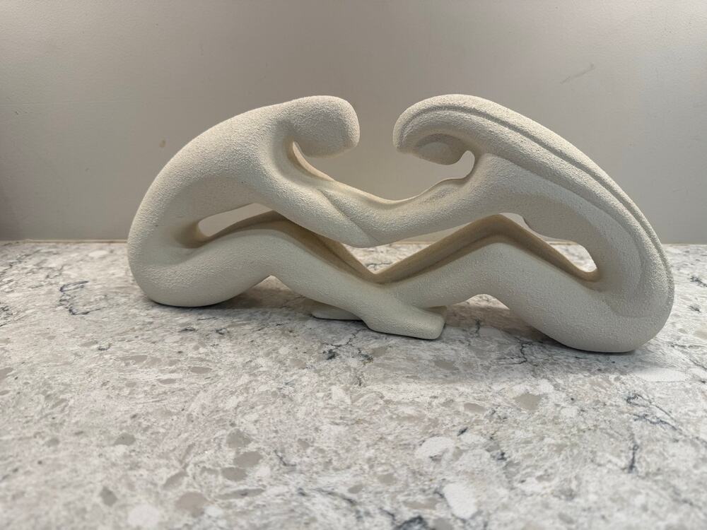 Vintage Royal Haeger "Couple Reaching Infinity" Ceramic Sculpture